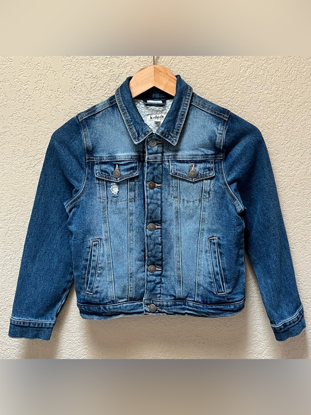 Kidpik Blue Denim Jean Jacket Unisex